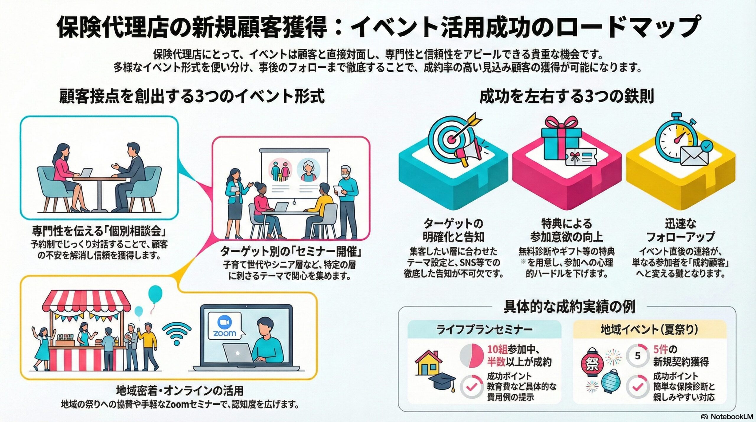 保険代理店のイベント活用ロードマップ