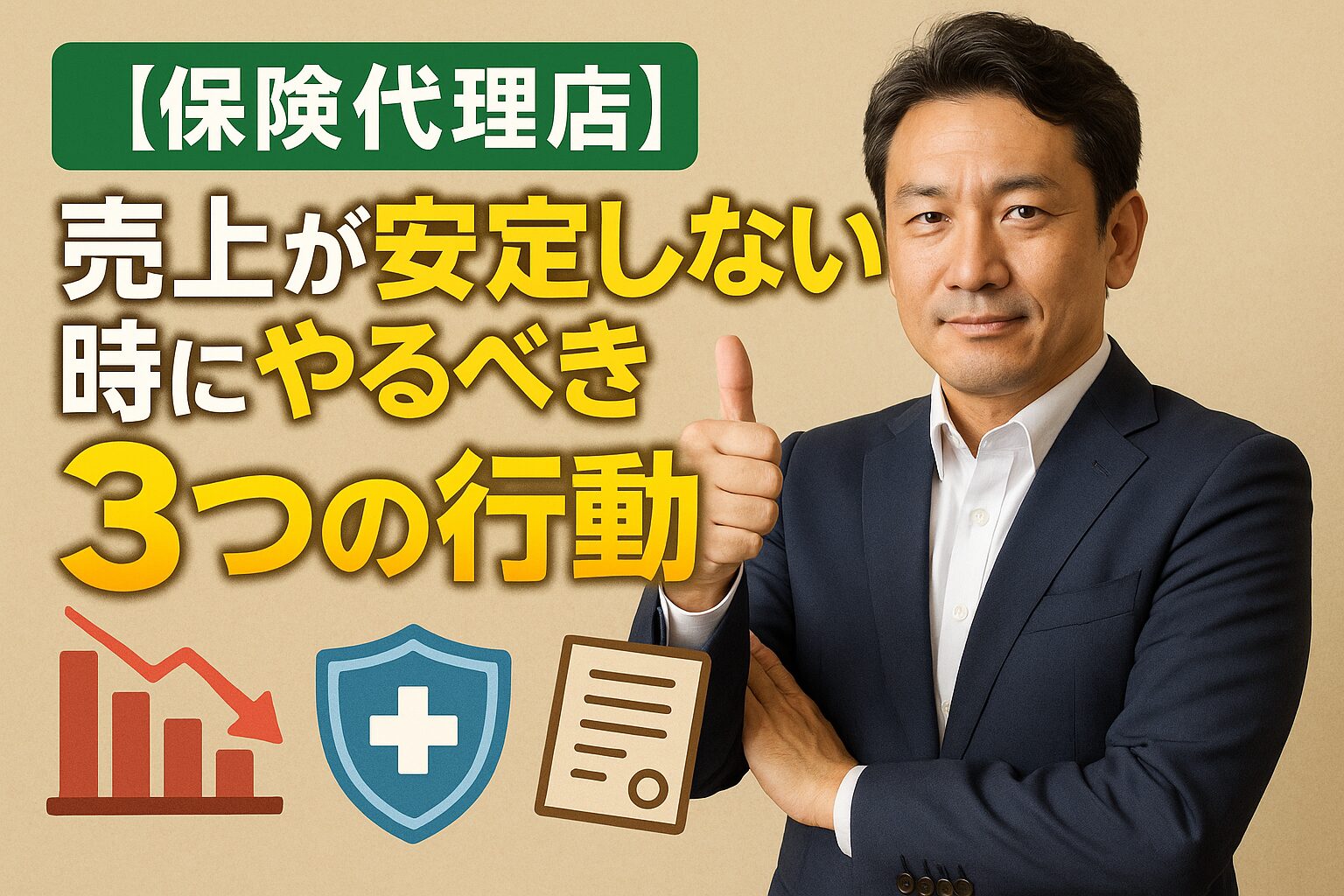 売上が安定しない時にやるべき3つの行動
