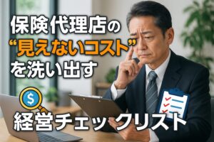 保険代理店の“見えないコスト”を洗い出す経営チェックリスト