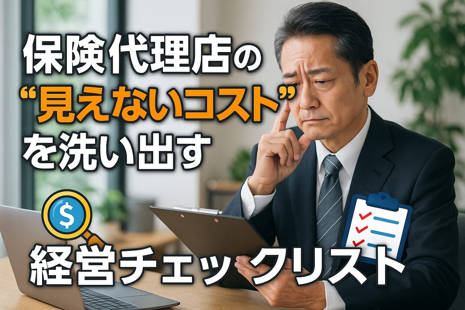 保険代理店の“見えないコスト”を洗い出す経営チェックリスト
