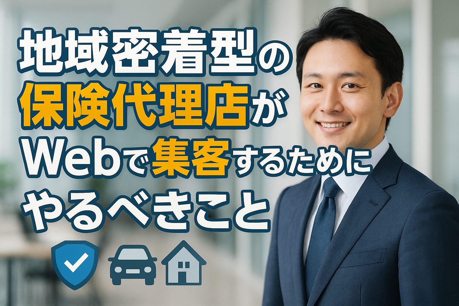 地域密着型の保険代理店がWebで集客するためにやるべきこと