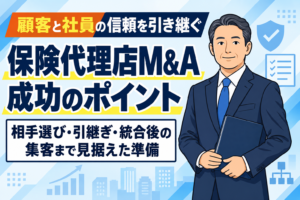 【完全ガイド】保険代理店のM&A成功ポイントまとめ